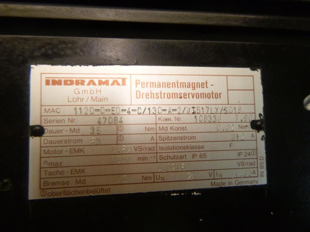 INDRAMAT MAC112D-0-ED-4-C/130-A-2/WI517LX/SG18