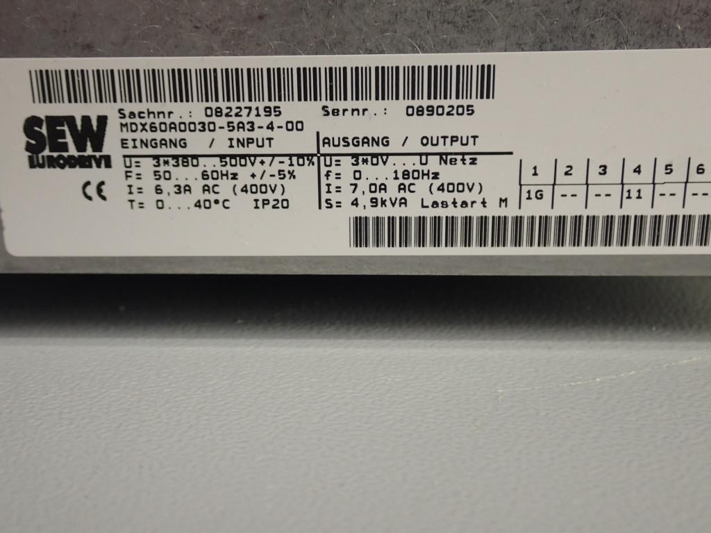 SEW-EURODRIVE 08227195