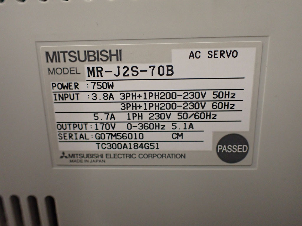 MITSUBISHI MR-J2S-70B