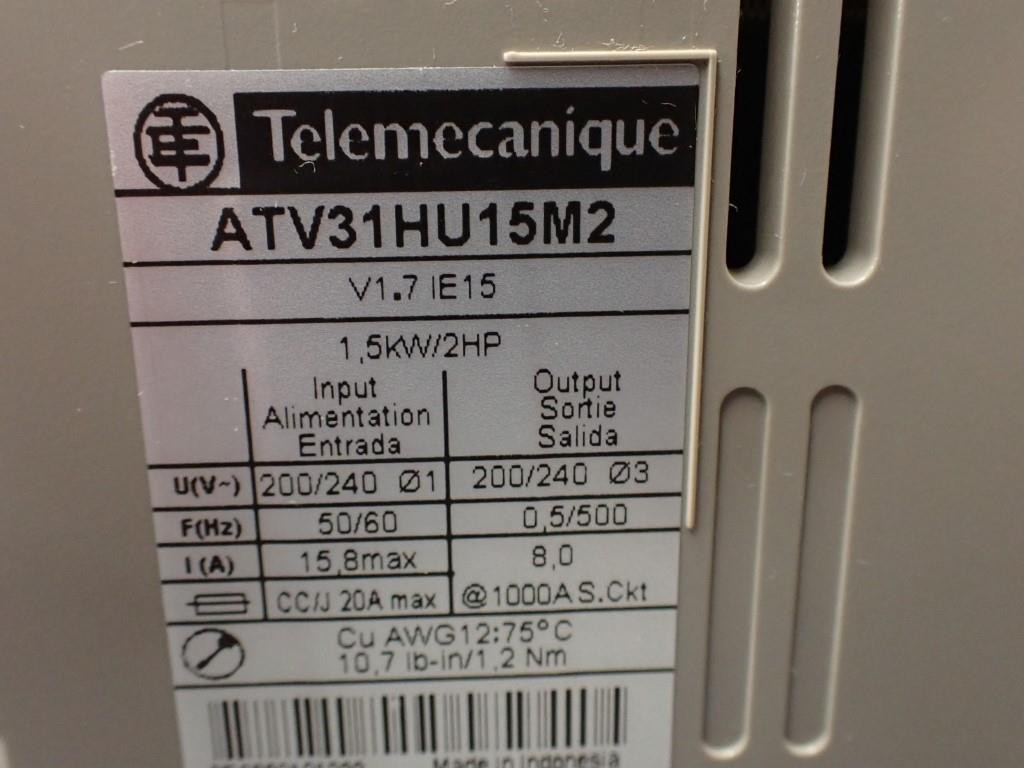 TÉLÉMÉCANIQUE  ATV31HU15M2