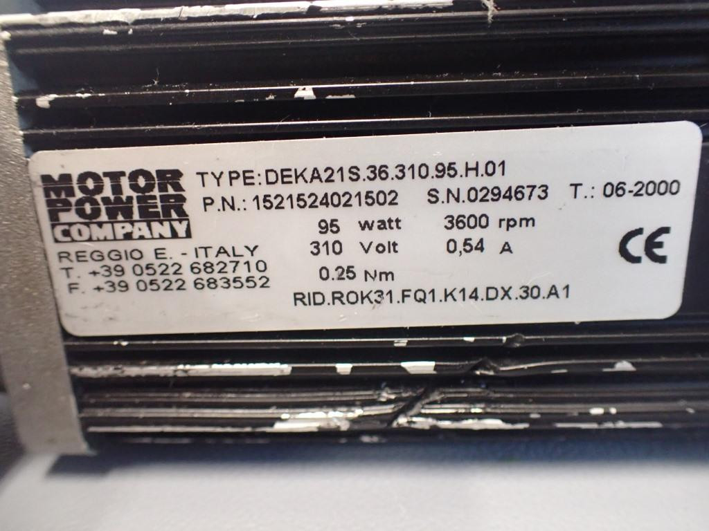 MOTOR POWER COMPAGNY DEKA21S.36.310.95.H.01