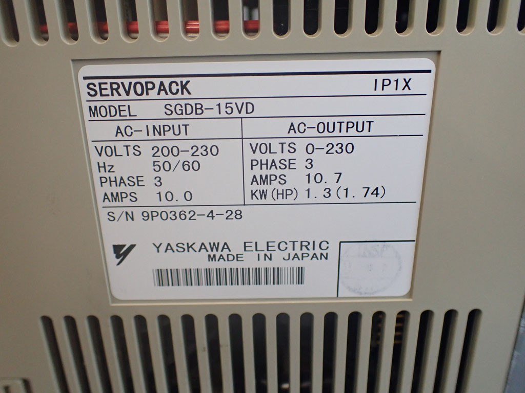 YASKAWA SGDB-15VD