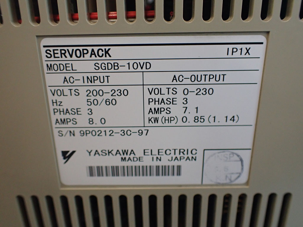 YASKAWA SGDB-10VD
