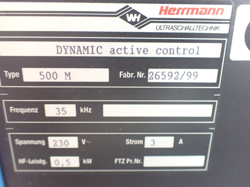 HERRMANN ULTRASCHALLTECHNIK DYNAMICACTIVECONTROL500M