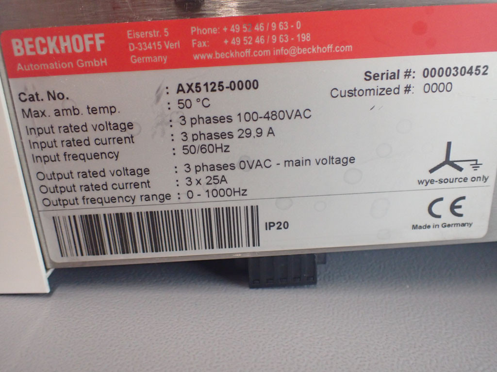 BECKHOFF AX5125-0000