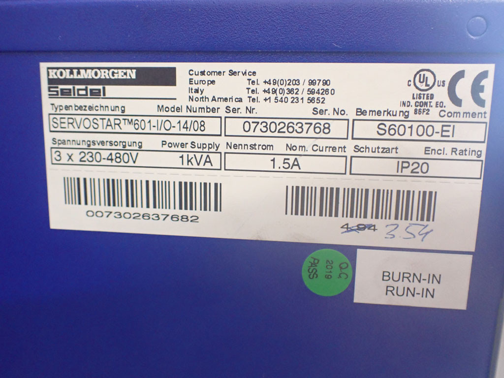 KOLLMORGEN  S60100-EI