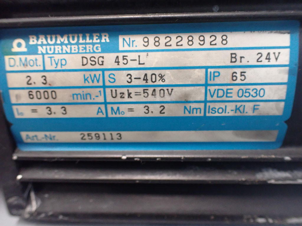 BAUMULLER DSG45L  ID 259113