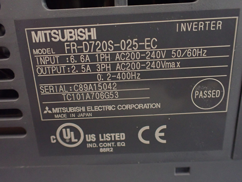 MITSUBISHI  FR-D720S-025-EC