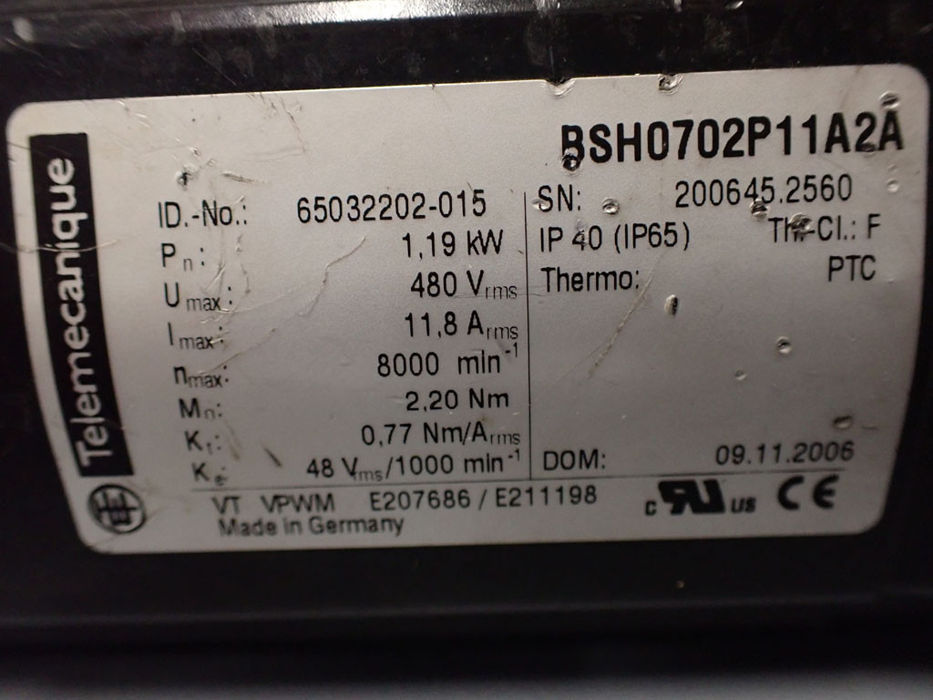 TÉLÉMÉCANIQUE  BSH0702P11A2A