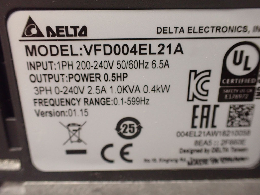 DELTA VFD004EL21A