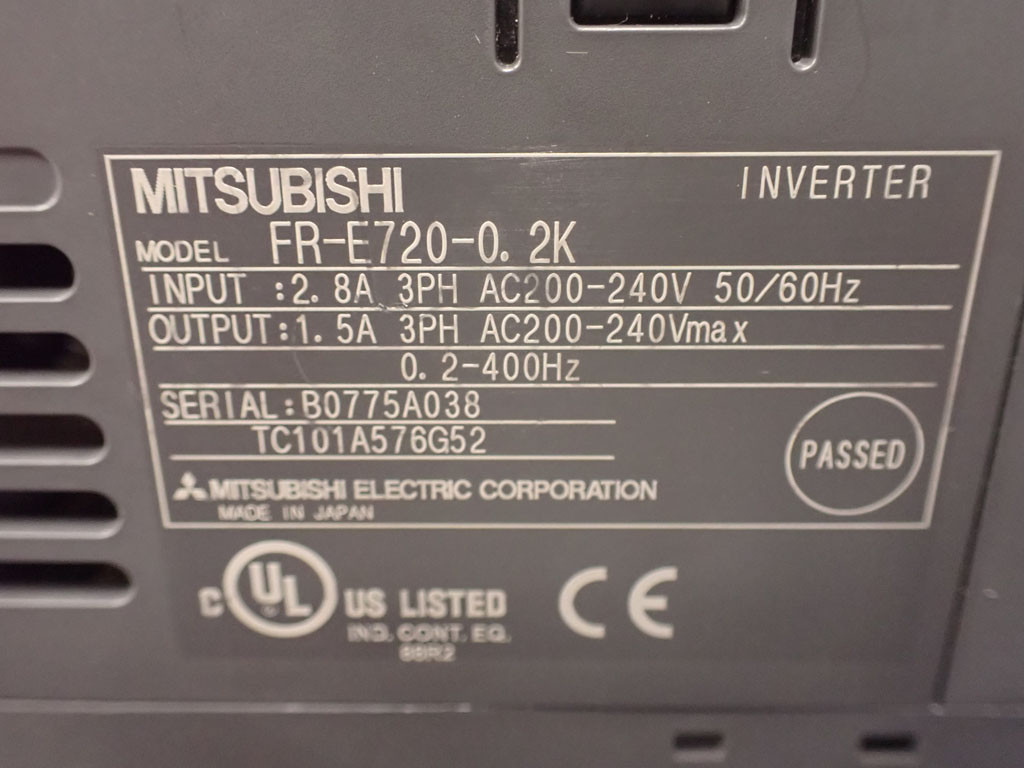 MITSUBISHI FR-E720-0.2K