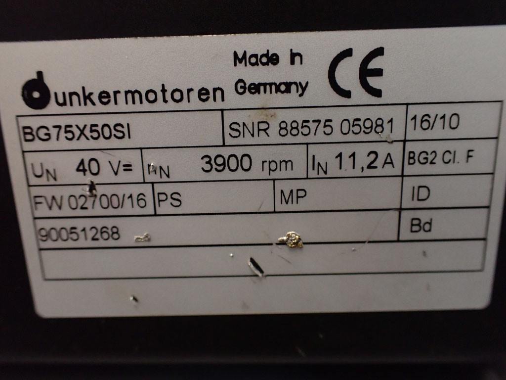 DUNKERMOTOREN BG75X50SI