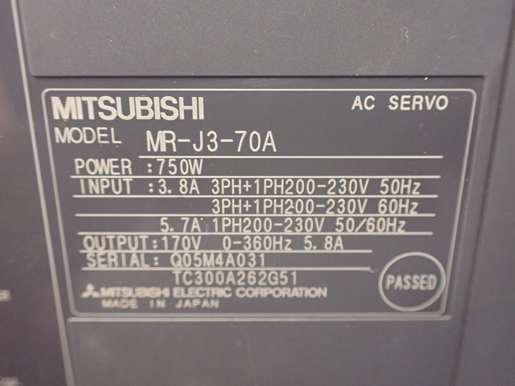 MITSUBISHI  MR-J3-70A