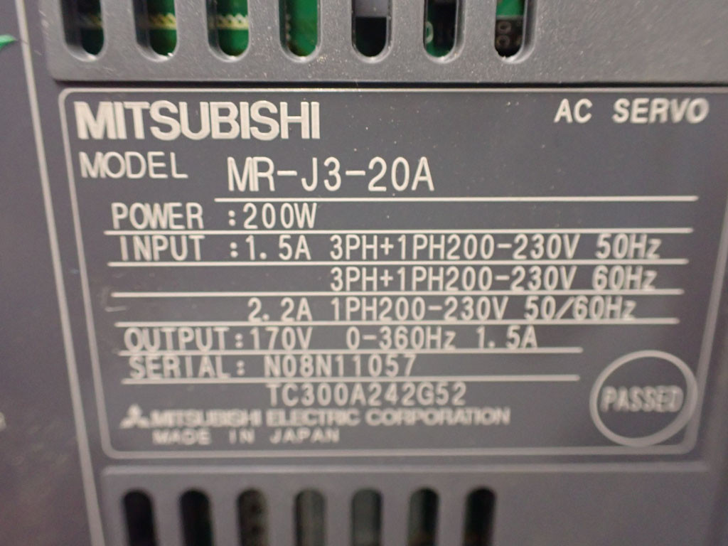 MITSUBISHI MR-J3-20A