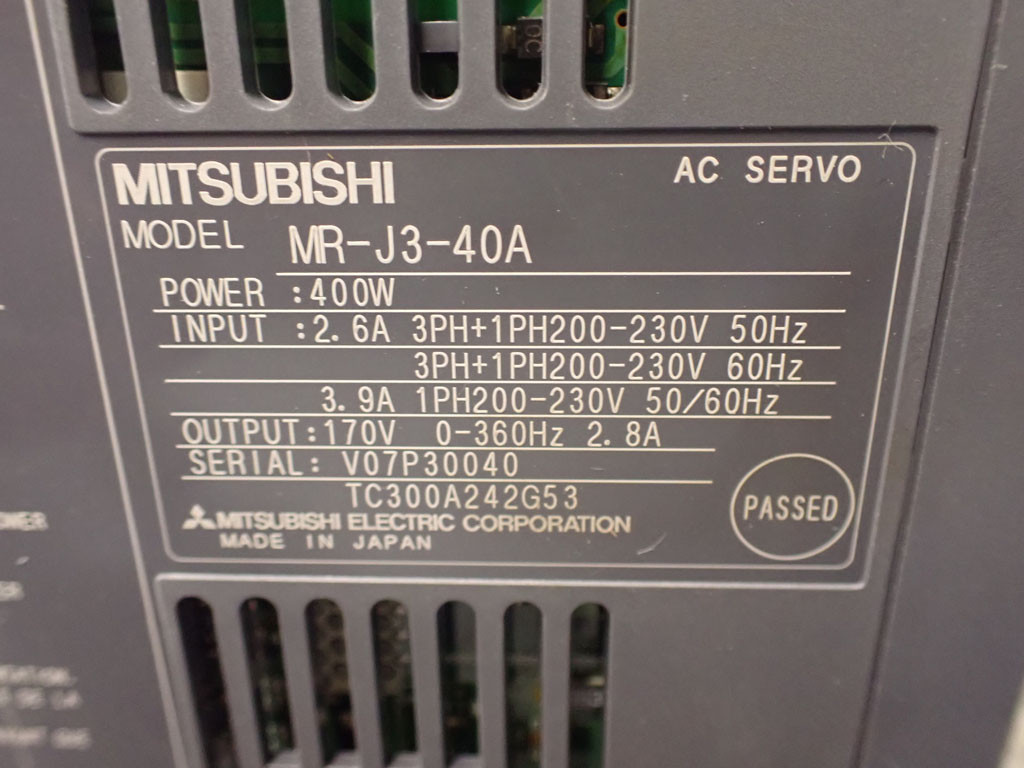 MITSUBISHI MR-J3-40A