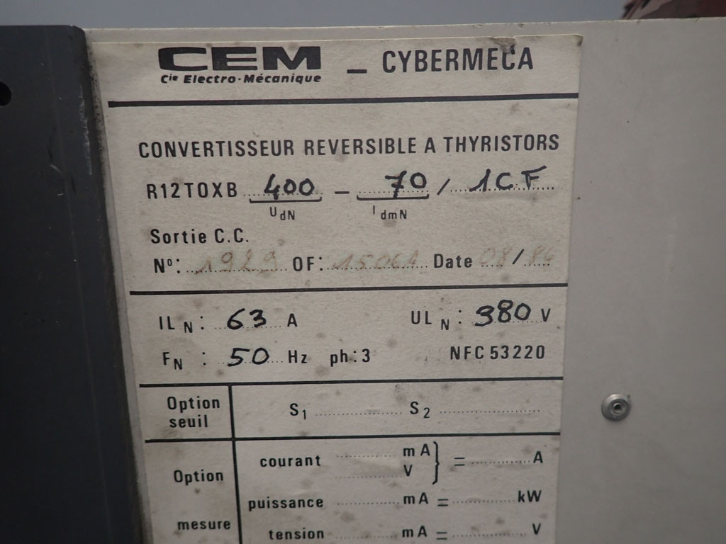 ALSTHOM R12T0XB400-70/1CF