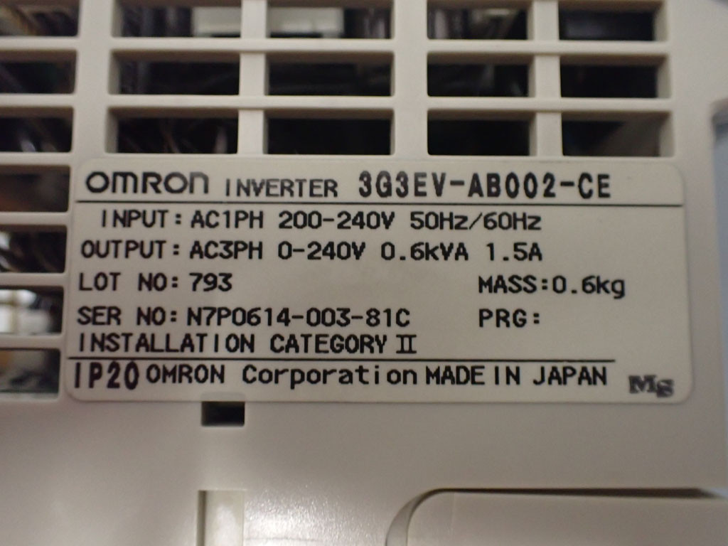 OMRON 3G3JV-AB002-CE