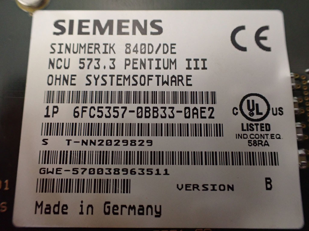 SIEMENS 6FC5357-0BB33-0AE2