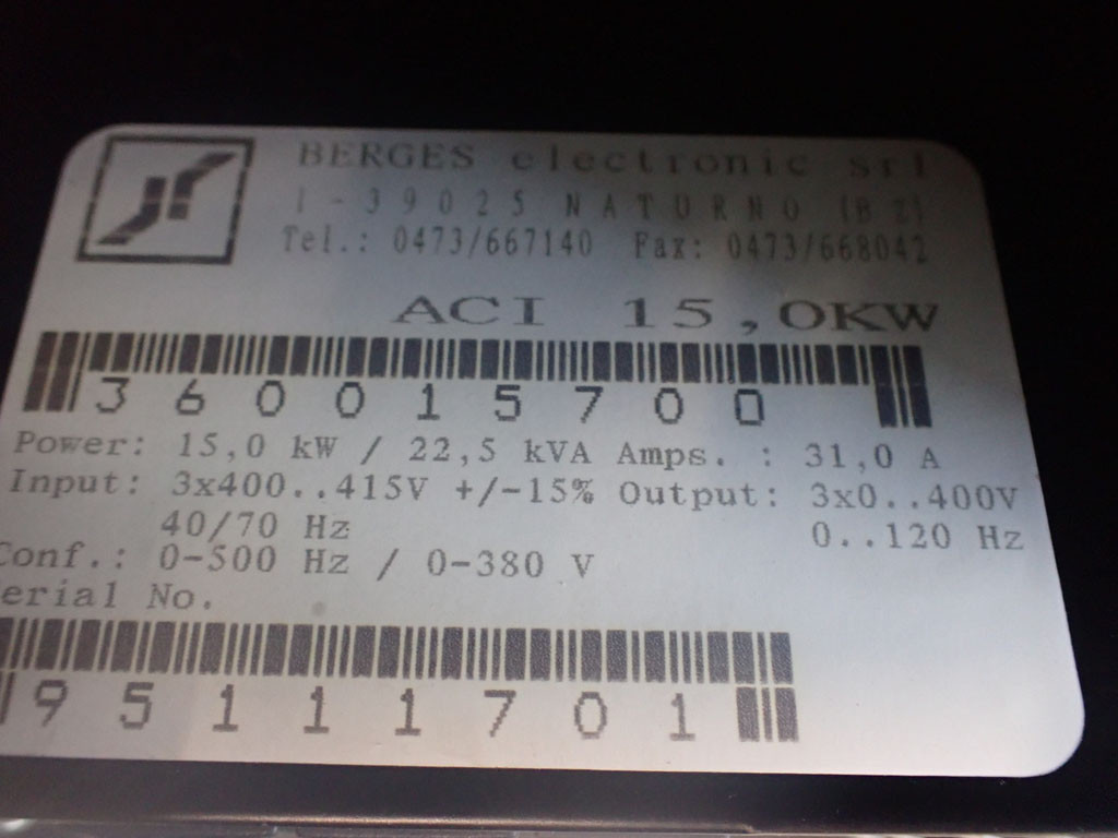 BERGES ACI15.0KW