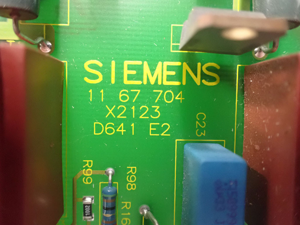 SIEMENS 1167704X2123D641E2
