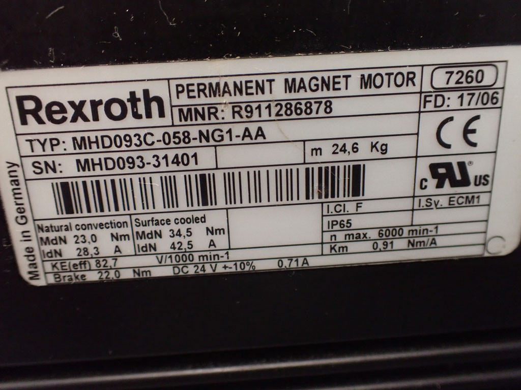 REXROTH  MHD093C-058-NG1-AA
