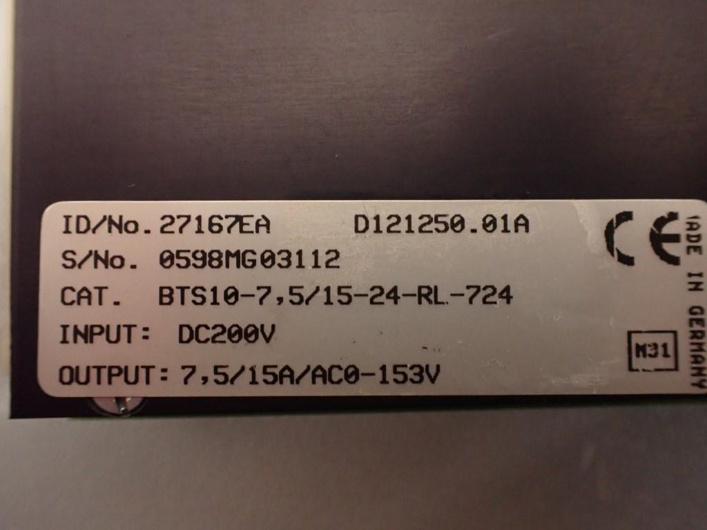 BALDOR BTS10-7,5/15-24-RL-724