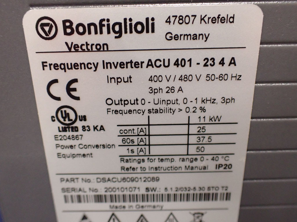 BONFIGLIOLI ACU401-234A