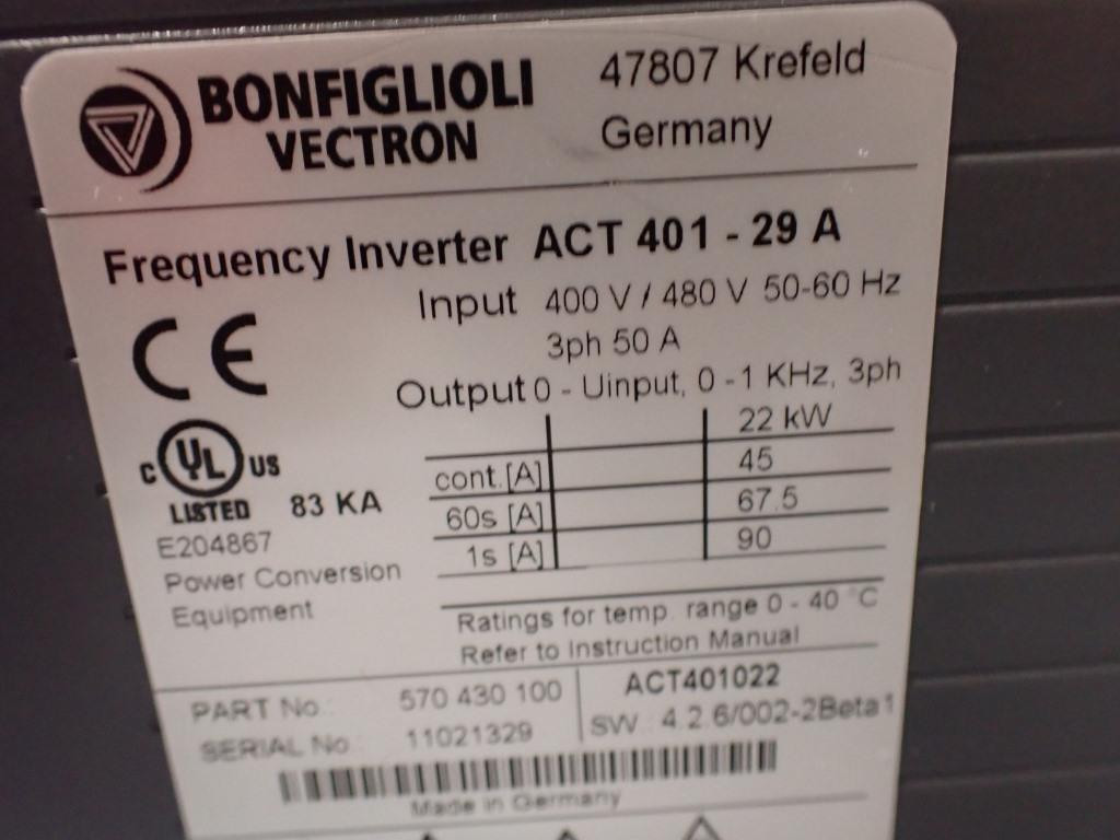 BONFIGLIOLI ACT401-29A