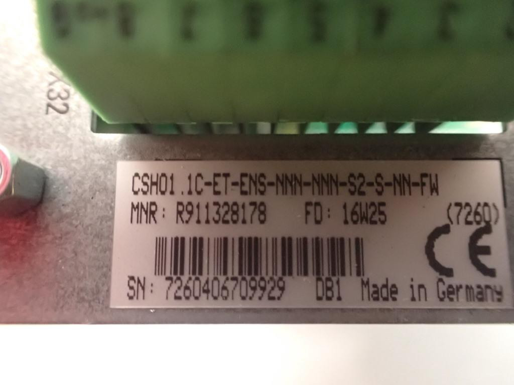 REXROTH CSH01.1C-ET-ENS-NNN-NNN-S2-S-NN-FW