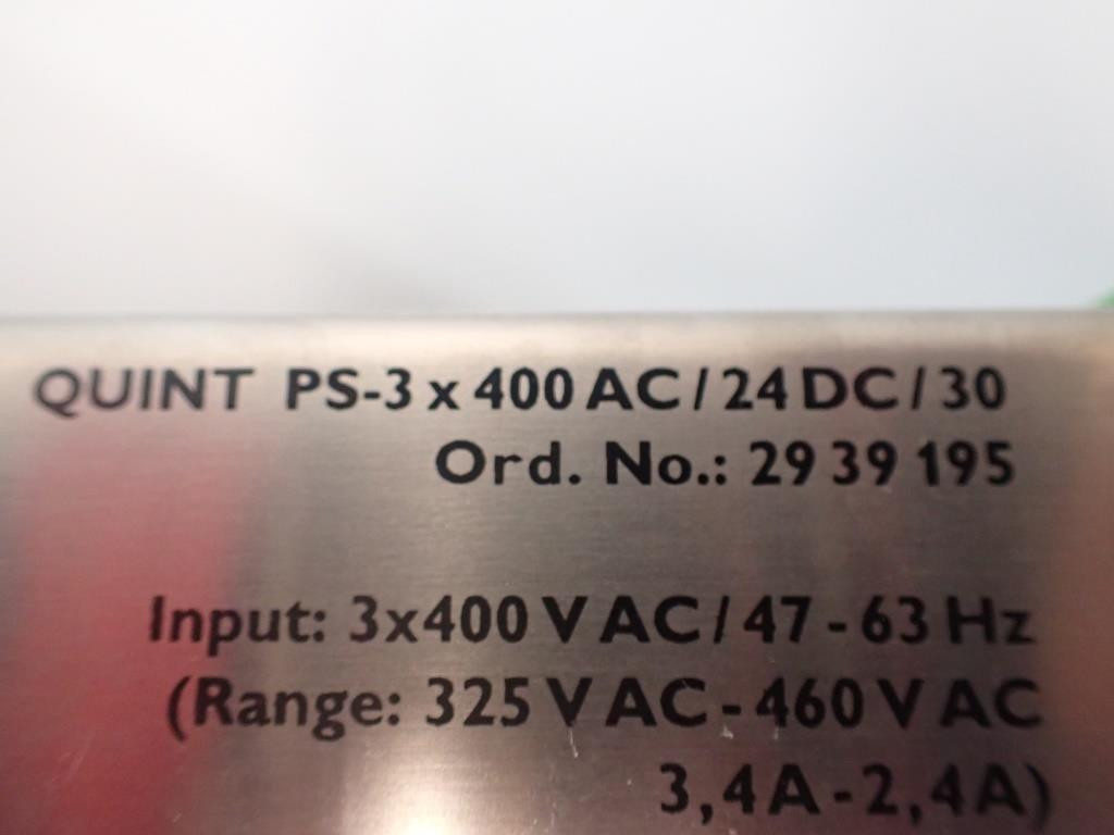 PHOENIX CONTACT QUINTPS-3X400AC/24DC/30