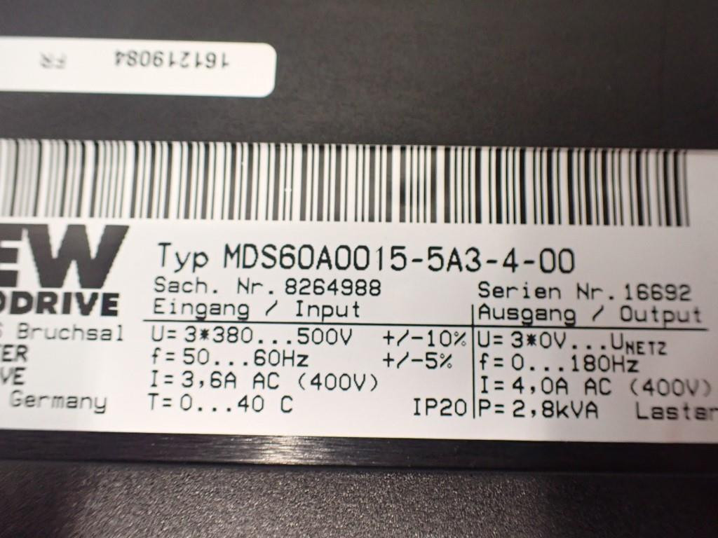 SEW EURODRIVE  MDS60A0015-5A3-4-00