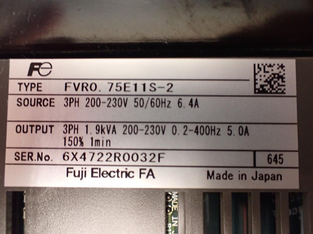 FUJI ELECTRIC FVRO.75E11S-2