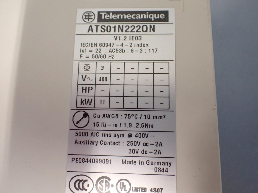 TÉLÉMÉCANIQUE  ATS01N222QN