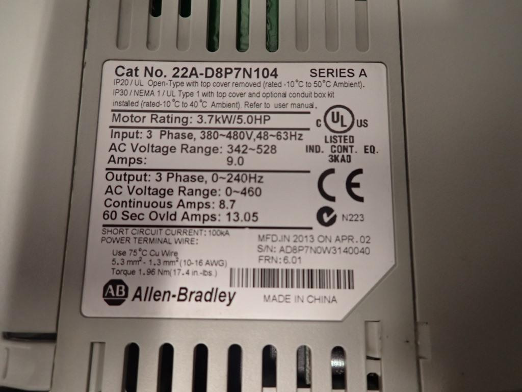 ALLEN-BRADLEY 22A-D8P7N104