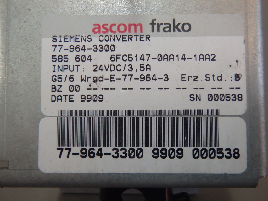 SIEMENS 6FC5147-0AA14-1AA2