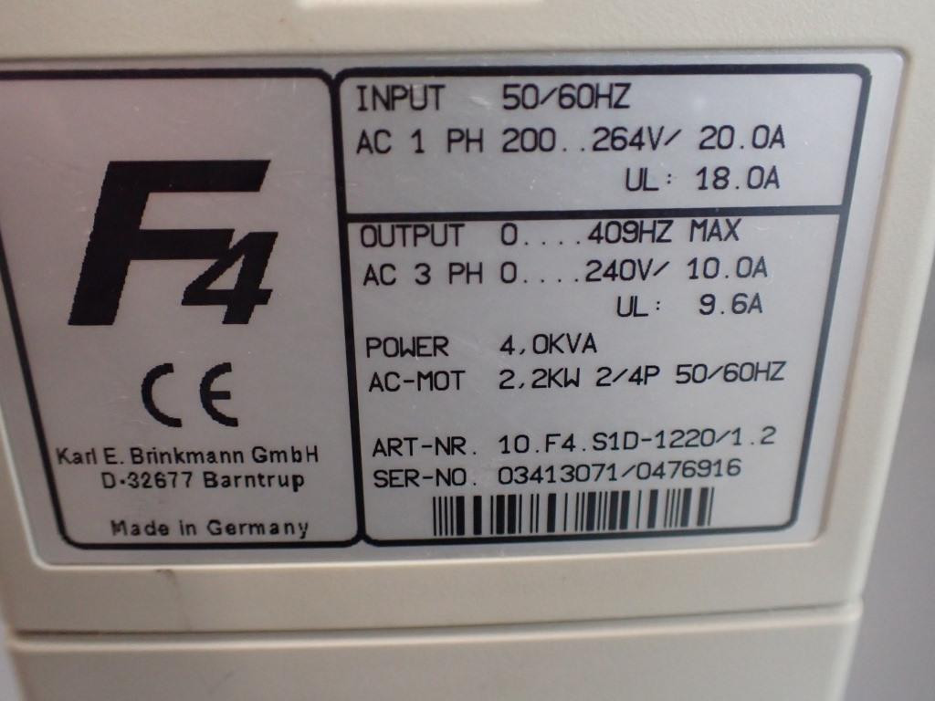 KEB 10.F4.S1D-1220/1.2