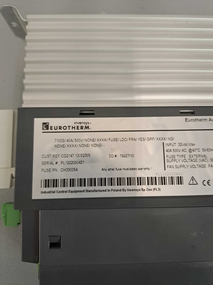 EUROTHERM 7100S/40A/500V