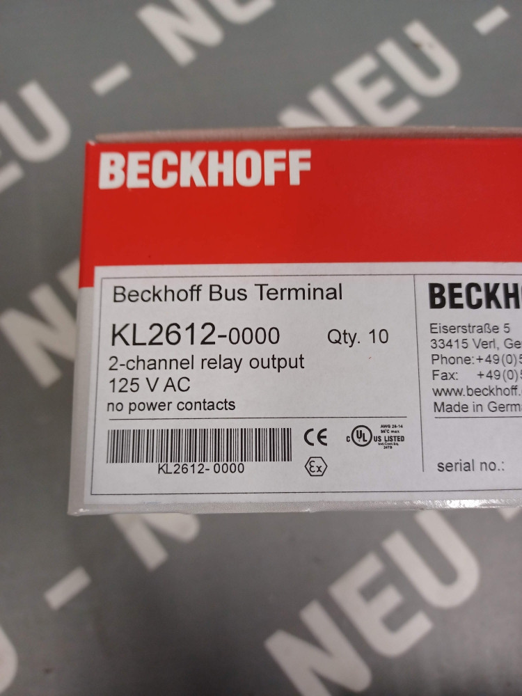 BECKHOFF KL2612