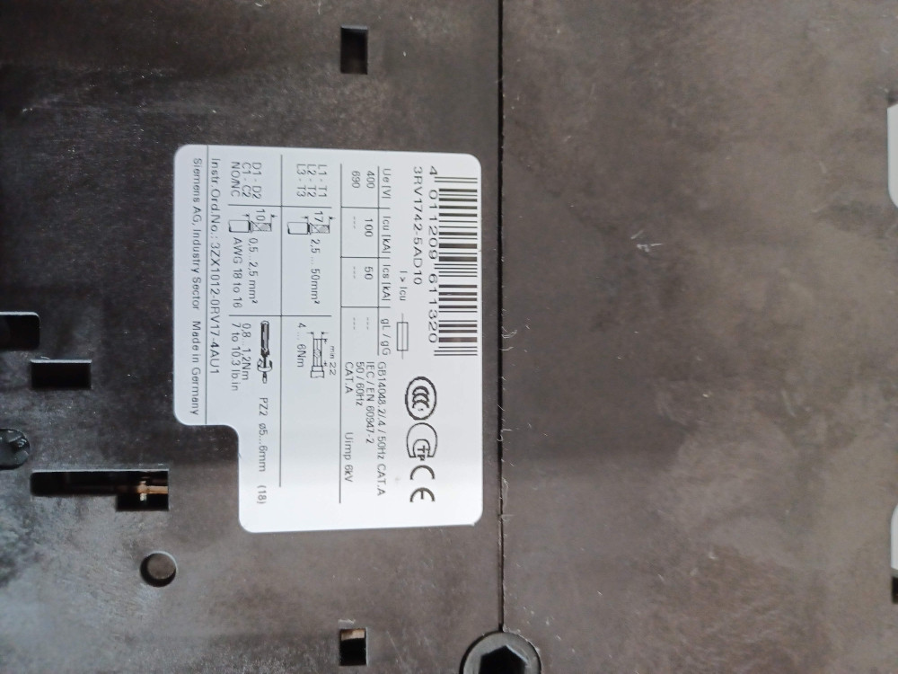 SIEMENS 3RV17425AD10