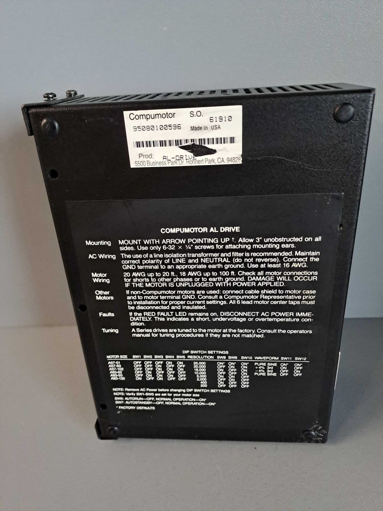 PARKER COMPUMOTOR MICROSTEP DRIVE 