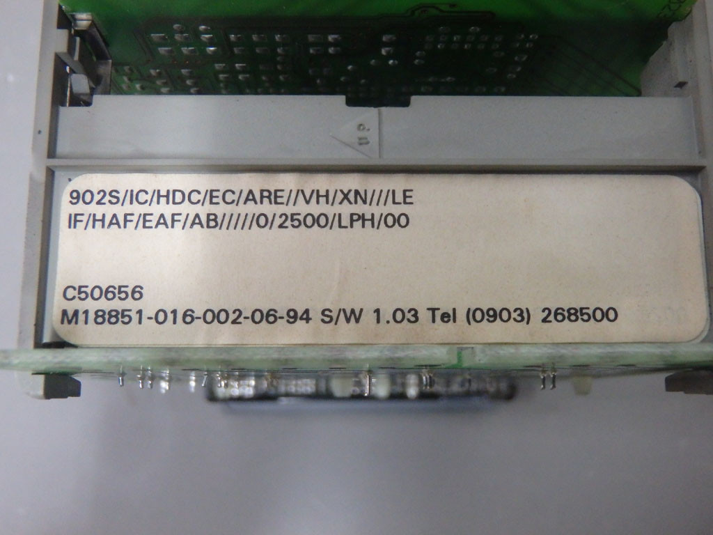 EUROTHERM 902S-IC-HDC-EC-ARE-VH-XN-LE-IF-HAF-EAF-AB-0-2500-LPH-00