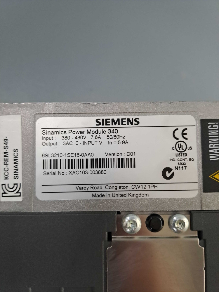 SIEMENS 6SL32101SE160AA0