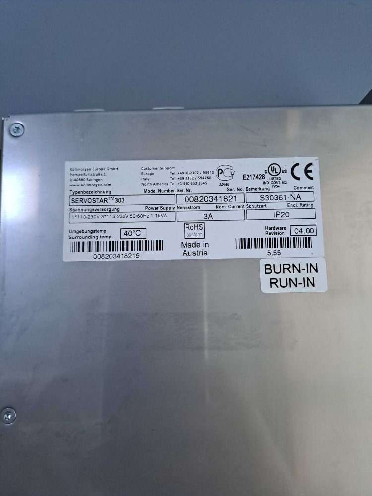 KOLLMORGEN  S30361NA