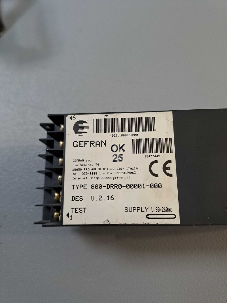 GEFRAN 800-DRR0-00001-000