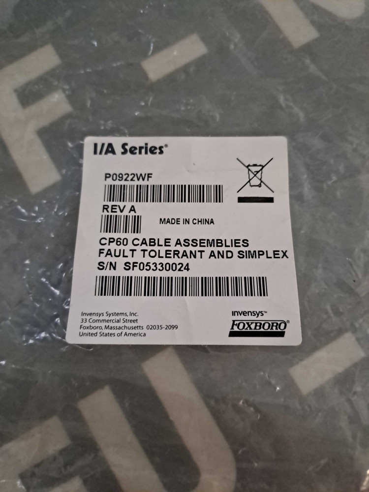 FOXBORO P0922WF