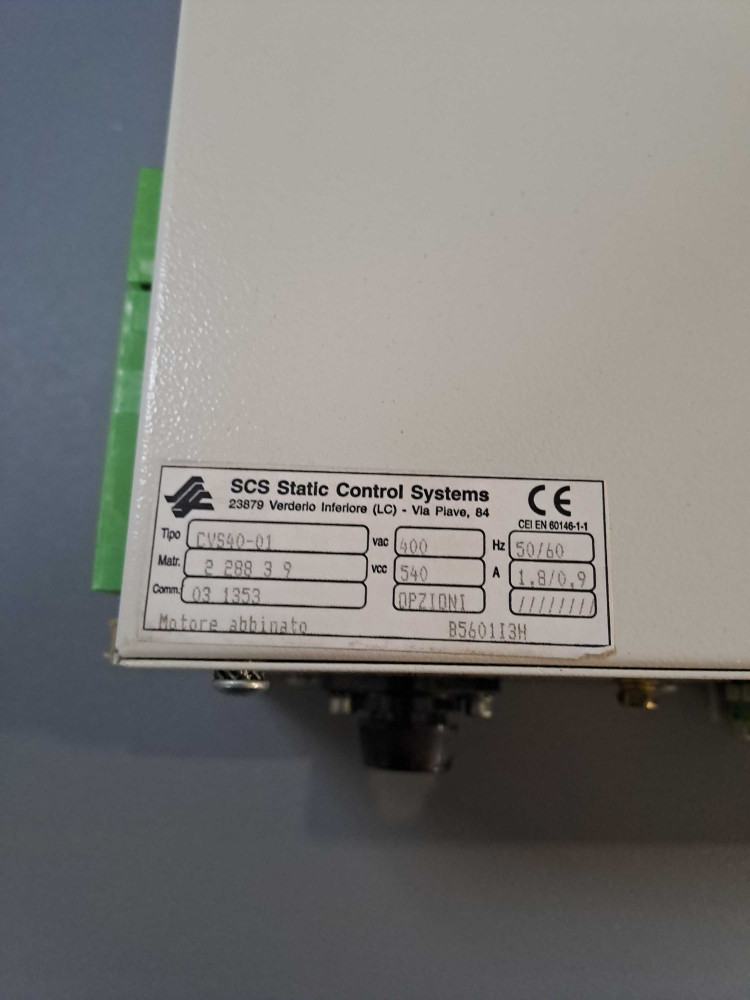 SCS STATIC CONTROL SYSTEMS CVS4001