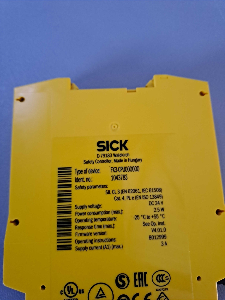 SICK  FX3CPU000000 + FX3MPL000001