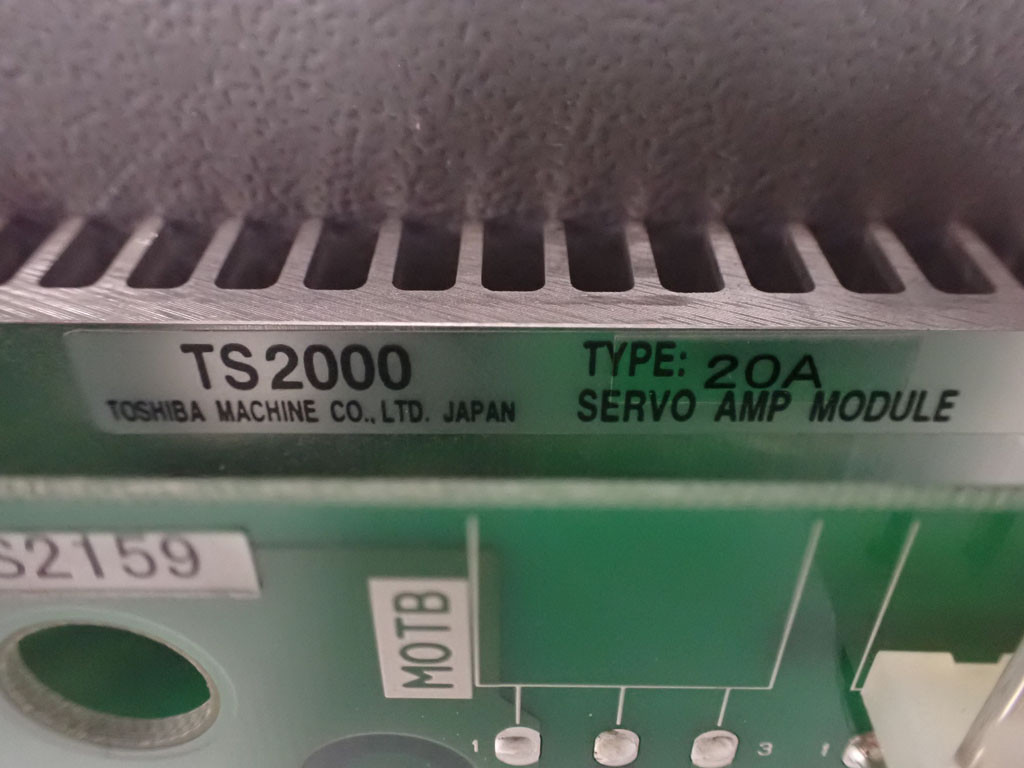 TOSHIBA MACHINE TS2000TYPE:20A