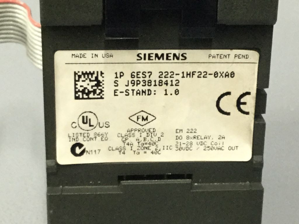 SIEMENS 6ES7222-1HF22-0XA0