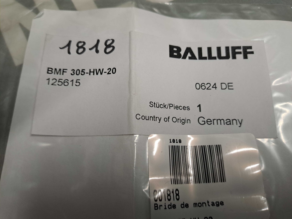 BALLUFF BMF305HW20